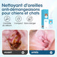 🐶🐱 Nettoyant pour oreilles, soulage les démangeaisons chez les chiens et les chats