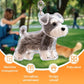 Porte-clés souvenir transparent créatif pour poils de chien