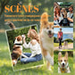 Porte-clés souvenir transparent créatif pour poils de chien