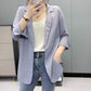 Veste de costume en mousseline de soie super respirante