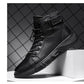 Bottes montantes en cuir pour hommes de haute qualité - confortables et respirantes