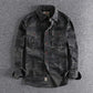 Chemises de cargo camouflage pour hommes
