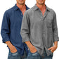 Chemise en denim pour hommes [manches longues]