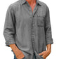 Chemise en denim pour hommes [manches longues]