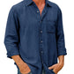 Chemise en denim pour hommes [manches longues]