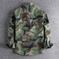 Chemises de cargo camouflage pour hommes