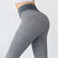 Pantalon de levage de fitness sans couture avec cul de pêche