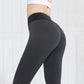 Pantalon de levage de fitness sans couture avec cul de pêche