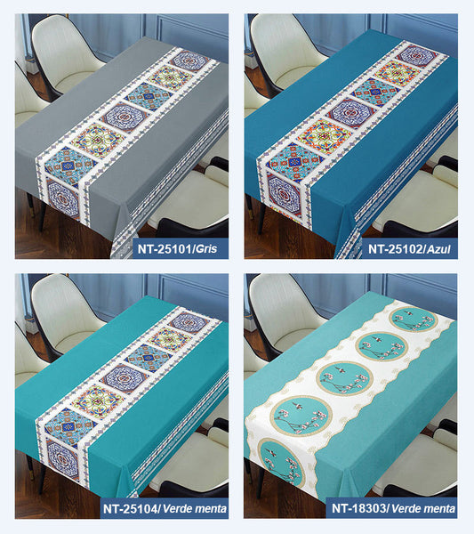 ✨Nappe brodée imperméable et résistante à l'huile✨