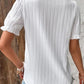 Chemise élégante en dentelle unie à col en V (achetez-en 2, livraison gratuite)