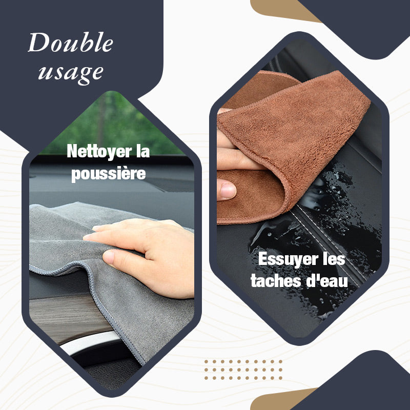 Chiffon de lavage auto super absorbant en cuir velours【Achetez 2, obtenez 1 gratuit】
