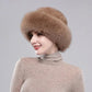 Bonnet d'hiver en fourrure pour femme