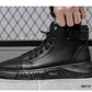 Bottes montantes en cuir pour hommes de haute qualité - confortables et respirantes