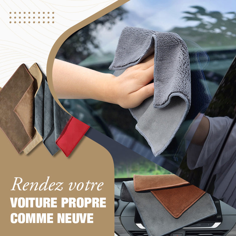 Chiffon de lavage auto super absorbant en cuir velours【Achetez 2, obtenez 1 gratuit】