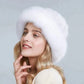 Bonnet d'hiver en fourrure pour femme