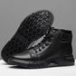 Bottes montantes en cuir pour hommes de haute qualité - confortables et respirantes