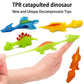 Jouets pour les doigts de dinosaure à lance-pierre