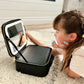 Trousse de Maquillage de Voyage avec Miroir LED Lumineux