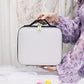 Trousse de Maquillage de Voyage avec Miroir LED Lumineux