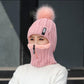 Chapeau coupe-vent siamois d’hiver