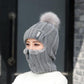 Chapeau coupe-vent siamois d’hiver