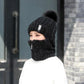Chapeau coupe-vent siamois d’hiver
