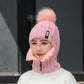 Chapeau coupe-vent siamois d’hiver