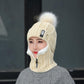Chapeau coupe-vent siamois d’hiver