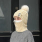 Chapeau coupe-vent siamois d’hiver