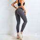 Pantalon de levage de fitness sans couture avec cul de pêche